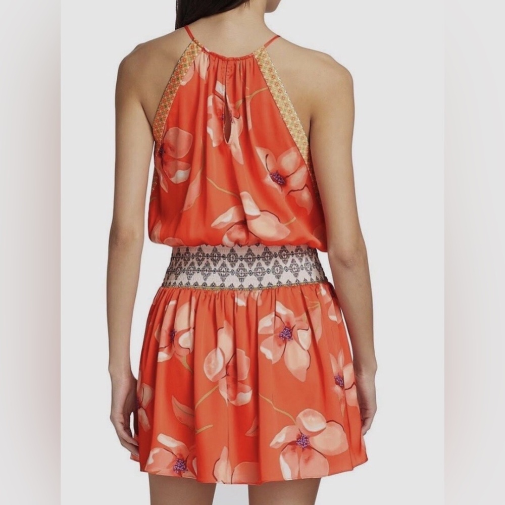 Ramy Brooke Floral Halter Neck Dress - Picture 4 of 13